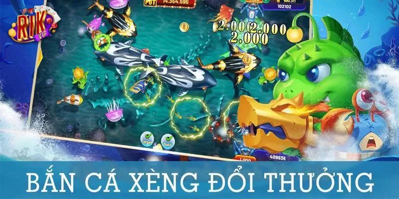 Game chơi bắn cá xèng tại RIKVIPs thu hút đông đảo bet thủ tham gia.